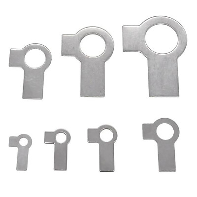 #ad ID=6 36mm Tab Washers W Long And Short Tap Locking Gasket Pad A2 304 Stainless $2.99