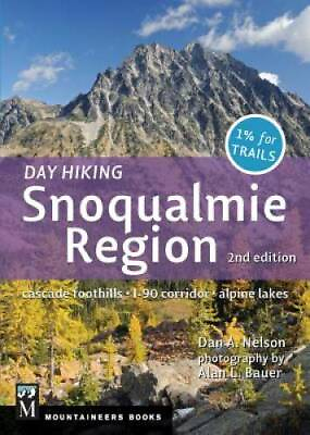 #ad Day Hiking Snoqualmie Region 2nd Edition: Cascade Foothills * I90 Corr GOOD $3.58