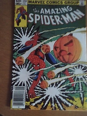 #ad Amazing Spider Man 244 Hobgoblin 3rd Appearance Marvel Comics 1983 $13.50