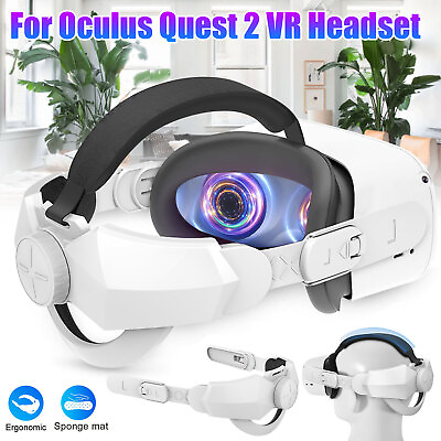 #ad Head Strap For Quest Oculus 2 VR Headset Headband Adjustable Replace Accessories $17.48