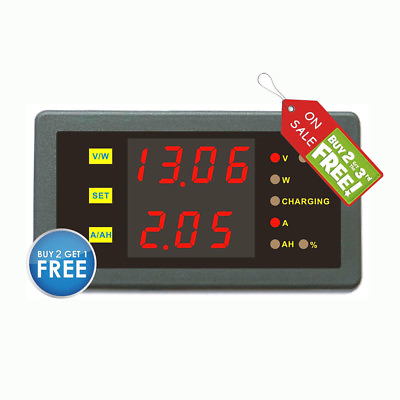 #ad DC 120V 30A AMP Volt Combo Meter Battery Capacity Power Charge Discharge Tester $19.50