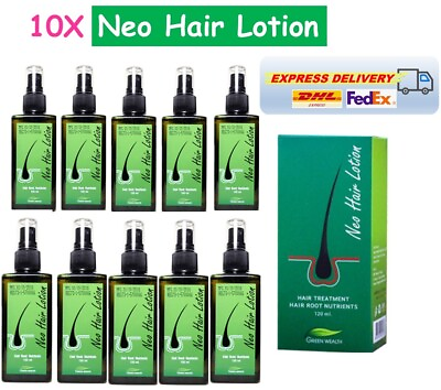 #ad 10X Neo Hair Lotion Herbal Tonic Treatment Anti Fall Enhance Hair Growth 120ml. $213.95