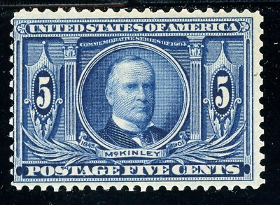 #ad USAstamps Unused FVF US 1904 Louisiana Purchase Scott 326 OG MLH $47.88