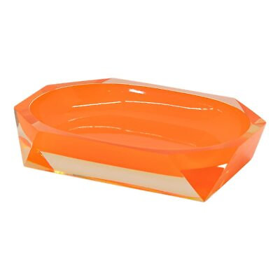 #ad Faceted Soap Dish Durable Resin Smooth Easy to Clean for Stylish Bathroom... $23.73
