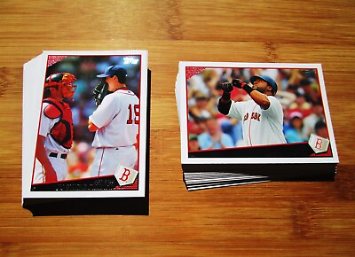 #ad 2009 Topps BOSTON RED SOX Team Set w Update 48 Cards $44.99