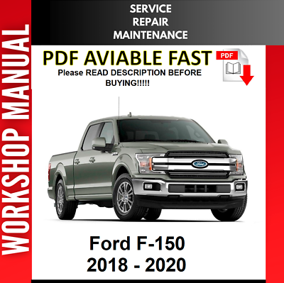 #ad FORD F150 F 150 2018 2019 2020 SERVICE REPAIR WORKSHOP MANUAL $8.99