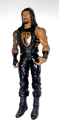 #ad WWE 2013 Roman Reigns Mattel Wrestling Figure With Orange Vest Variant Rare $14.99