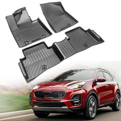 #ad For 2019 2020 2021 Hyundai Tucson All Weather 3D Floor Mats Rubber Carpet Liner $59.88