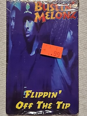 #ad Sealed NEW Bustin#x27; Melonz ‎– Flippin#x27; Off The Tip 1994 Cassette Single USA $8.00