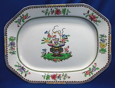 #ad COPELAND SPODE STAFFORDSHIRE OLD BOW PATTERN 17quot; X 13quot; PLATTER $79.99