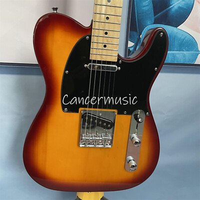 #ad Custom Solid Body TL Electric Guitar Maple Fretboard Vintage Sunburst Fast Ship $253.00