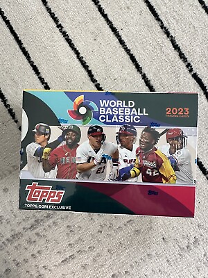 #ad 2023 ONLINE EXCLUSIVE Topps 4x WBC World Baseball Classic Factory Sealed Box $619.95