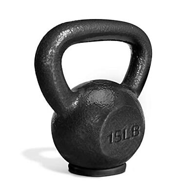#ad Yes4All Cast Iron Kettlebell With Protective Rubber Base Strength Training $75.39