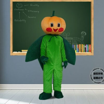 #ad #ad Pumpkin Mascot Costume Suit Cosplay Party Game Dress Outfit Halloween Adult $249.24