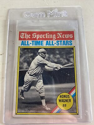 #ad Topps #344 The Sporting News HONUS WAGNER All Time All Stars 1976 Baseball Card $5.99