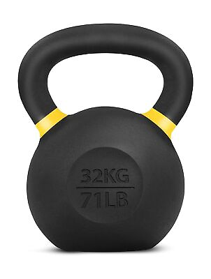 #ad Yes4All Kettlebell Weights Cast Iron Kettlebells Powder Coated Strength Tra... $118.54