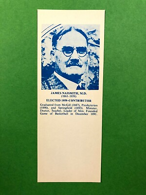 #ad 1968 74 Basketball Hall of Fame Bookmarks HOF You Choose READ Prices SLASHED $2.00