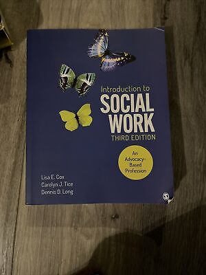 #ad Used Introduction to Social Work Textbook 3rd Edition $70.00