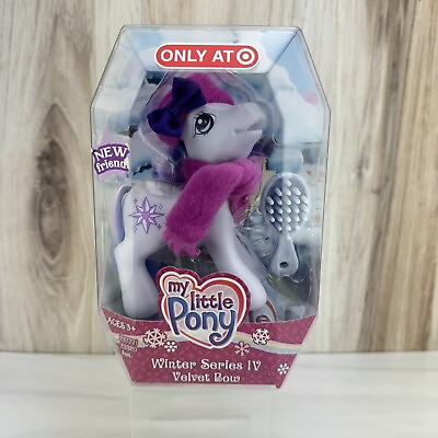 #ad My Little Pony G3 Winter Series IV Velvet Bow Target Exclusive NIB $39.95