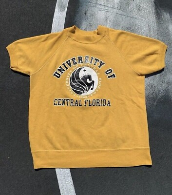 #ad Vintage University of Central Florida Golden Knights 70s Crewneck Sweatshirt $49.99