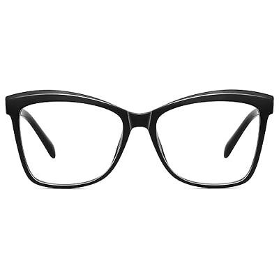 #ad Oversized Cat Eye Blue Light Blocking Glasses Women Trendy Big Frame Computer... $23.77