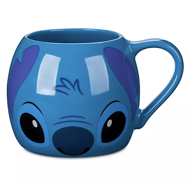 #ad Disney Lilo and Stitch Mouth Design on Bottom Ceramic Coffee Mug New $28.70