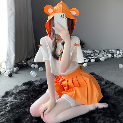 #ad Women Sexy Lingerie Schoolgirl Cosplay Japanese Student Uniform Roleplay Costume $18.42