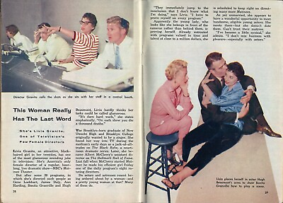 #ad 1956 TV ARTICLE FEMALE TELEVISION DIRECTOR of MATINEE THEATER Bonita Granville $8.75