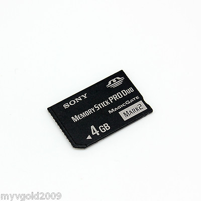 #ad Sony 4GB Memory Stick Pro Duo Magic GateMark2 High Speed Memory card $11.99