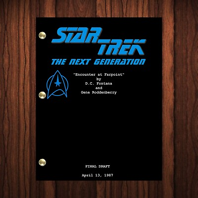 #ad Star Trek The Next Generation TV Show Script Full Screenplay $24.99