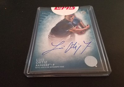 #ad Luis Ortiz Rangers Brewers 2015 Bowman Inception Signed Certified Autograph Card $15.99