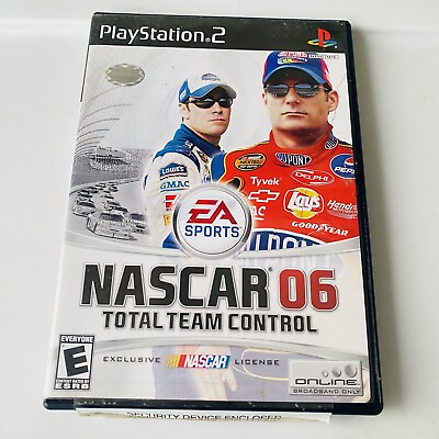 #ad NASCAR 06 Total Team Control Sony PlayStation 2 2005 PS2 Complete Video Game $9.99