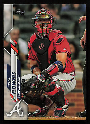 #ad 2020 Topps Tyler Flowers #142 Atlanta Braves Baseball Card $0.99