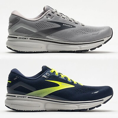 #ad Brooks Ghost 15 MEN#x27;S Running Shoes Grey 110393 1D 098 Navy 110393 1D 429 $79.99