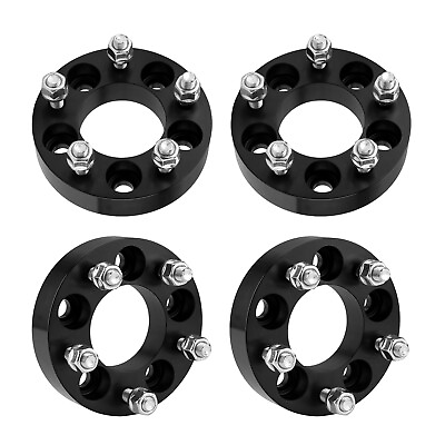 #ad 4Pcs 1.25quot; 5x108 to 5x114.3 Wheel Spacers Adapters 12x1.5 Studs for Volvo $66.45