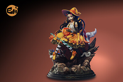 #ad EMO Studio Demon Slayer Halloween Kamado Nezuko Resin Statue Pre order H30cm Hot $373.99