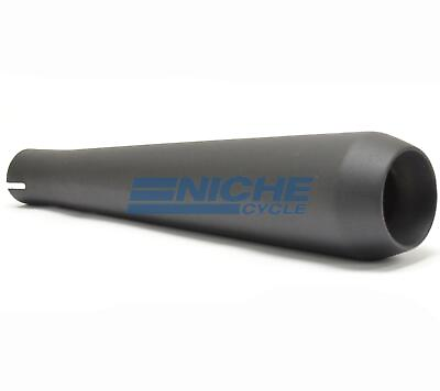#ad 13quot; Big Mouth Reverse Cone Stainless Steel Muffler Megaphone Black 1.75quot; $99.90