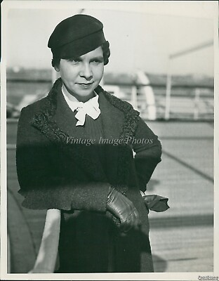 #ad 1933 Princess De Ledmiska Italian Sculptress Of Mussolini Bust Royalty Photo 7X9 $19.99