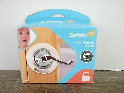 #ad Safety 1st Lever Handle French Door Baby Child Lock One Handed Operation $5.76