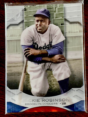 #ad 2019 Topps Tribute #25 Jackie Robinson Brooklyn Dodgers $3.99