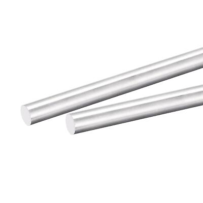 #ad 2pcs Aluminum Solid Round Rod 10mm Diameter 300mm Length Lathe Bar Stock $17.02