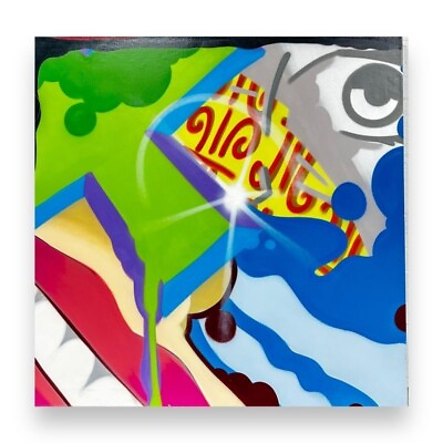 #ad John Matos quot;Crashquot; X Marks Spot Acrylic Spray Paint Canvas Pop Graffiti Street $12500.00