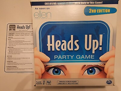 #ad Heads Up Family Trivia Party Game 2nd Edition With Exclusive Deck Sound It... $12.95