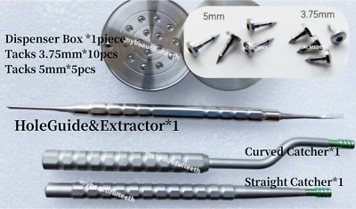 #ad Dental Bone Tack Pins GBR Membrane Fixation Tacks Catcher HoleGuide Complete Kit $167.99