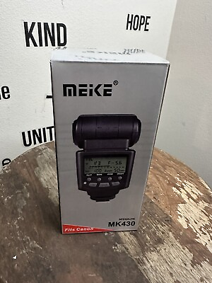 #ad Meike Speedlite Shoe Mount Flash MK430 Open Box $35.50