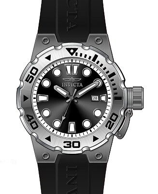 #ad Invicta Men#x27;s 36996 Pro Diver Quartz 3 Hand Black Dial Watch $69.90