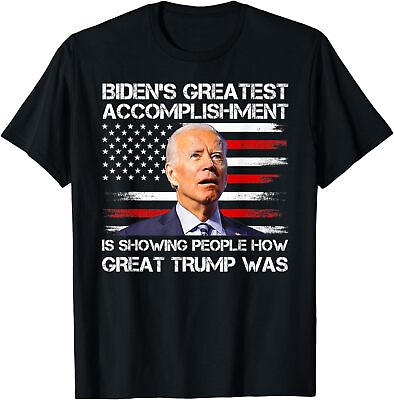 #ad Funny Anti Biden biden#x27;s Greatest Accomplishment Is T Shirt S 3XL $20.99