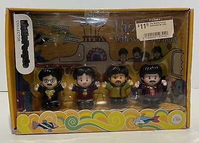 #ad Fisher Price The Beatles Yellow Submarine Little People Collector $37.99