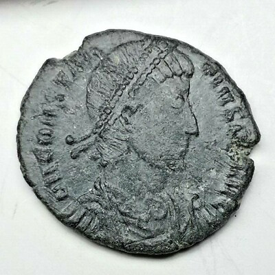 #ad Constantius II 337 361 AD AE Follis Thessalonica Ancient Authentic Roman coin $29.00
