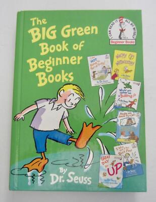 #ad The BIG GREEN BOOK OF BEGINNER BOOKS Dr Seuss Vintage Childrens HB Six Stories $8.99